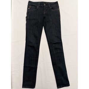 MEK Denim Kazan Jegging Jeans Womens 26 Blue Dark Wash Low Rise Stretch 26x32